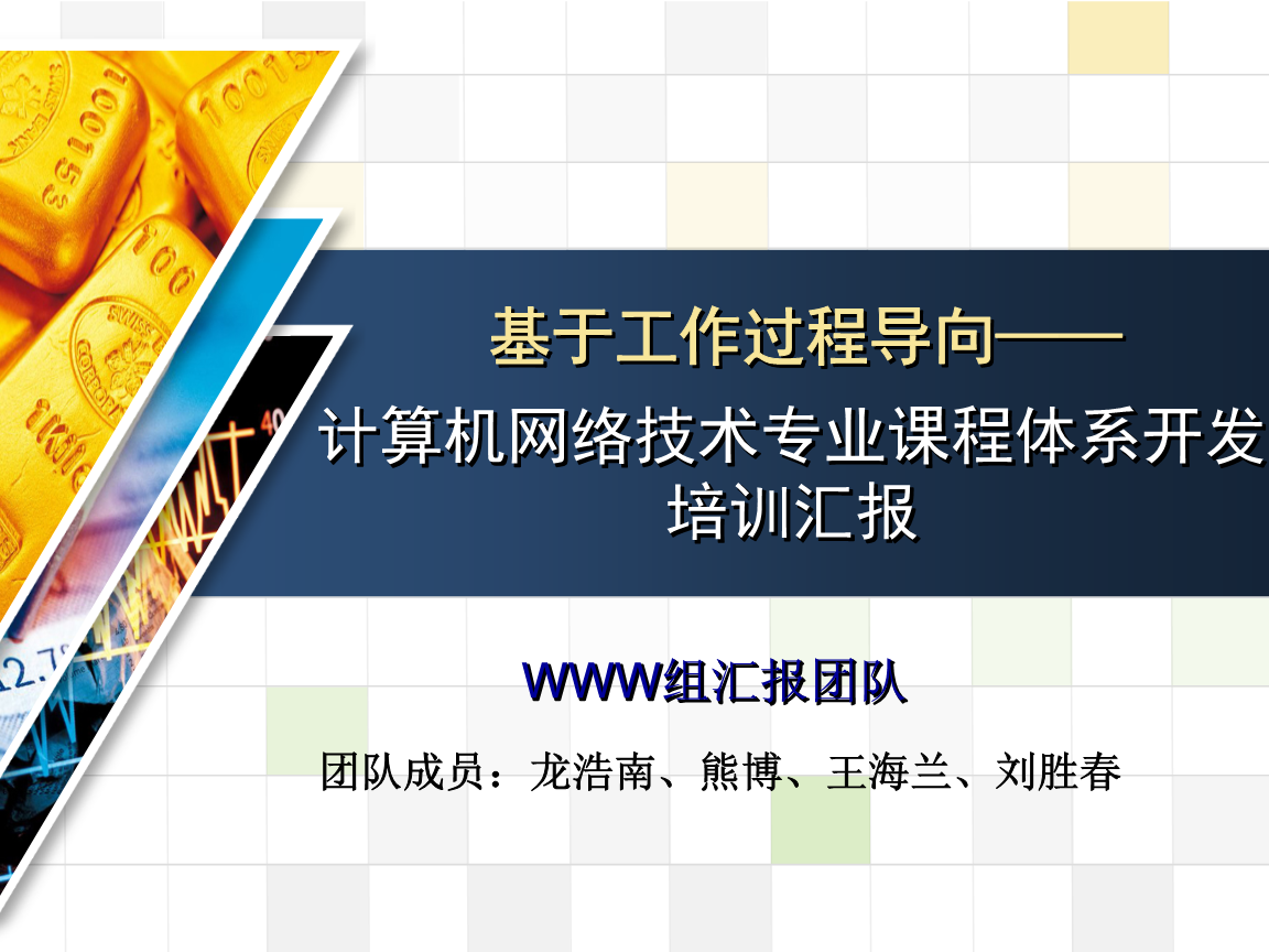 計算機網(wǎng)絡(luò)技術(shù)專業(yè)課程體系開發(fā)培訓匯報
